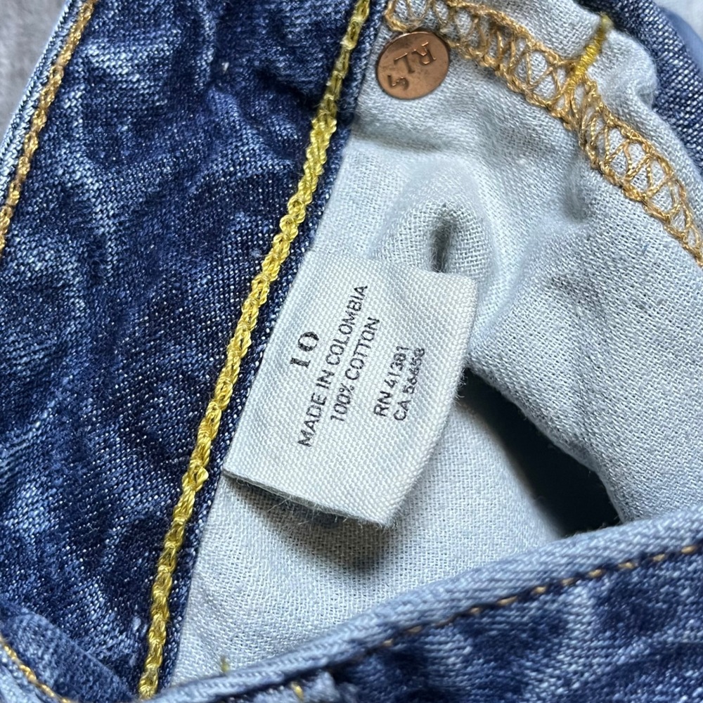 Polo Ralph Lauren Jeans Size 10 Blue New Thompson Straight Leg Denim Kids - Picture 3 of 9